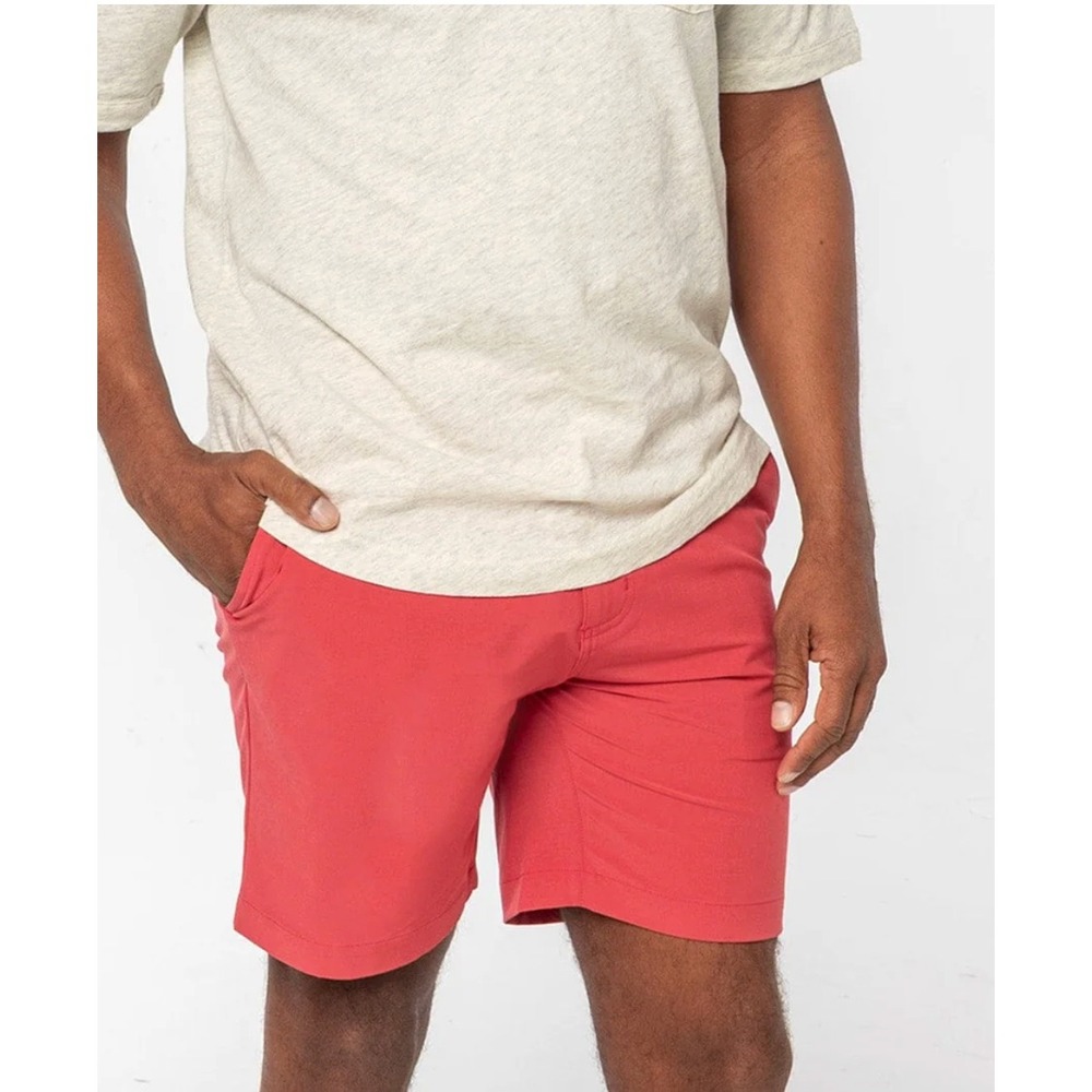 Criquet Performance Anytime Golf Shorts‎ Brick Red Mens XL Stretch Breathable